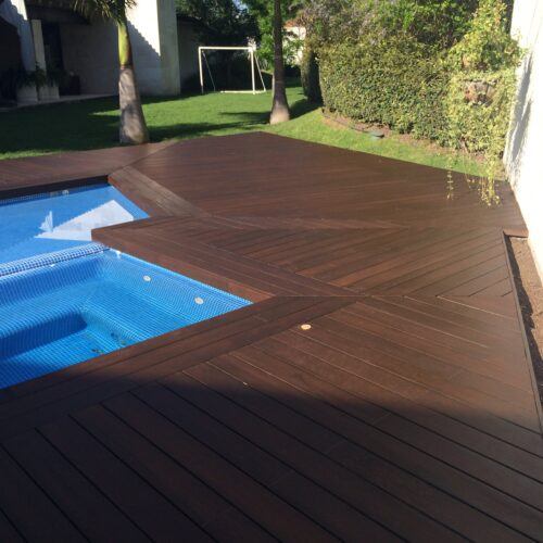 High stability bamboo decking